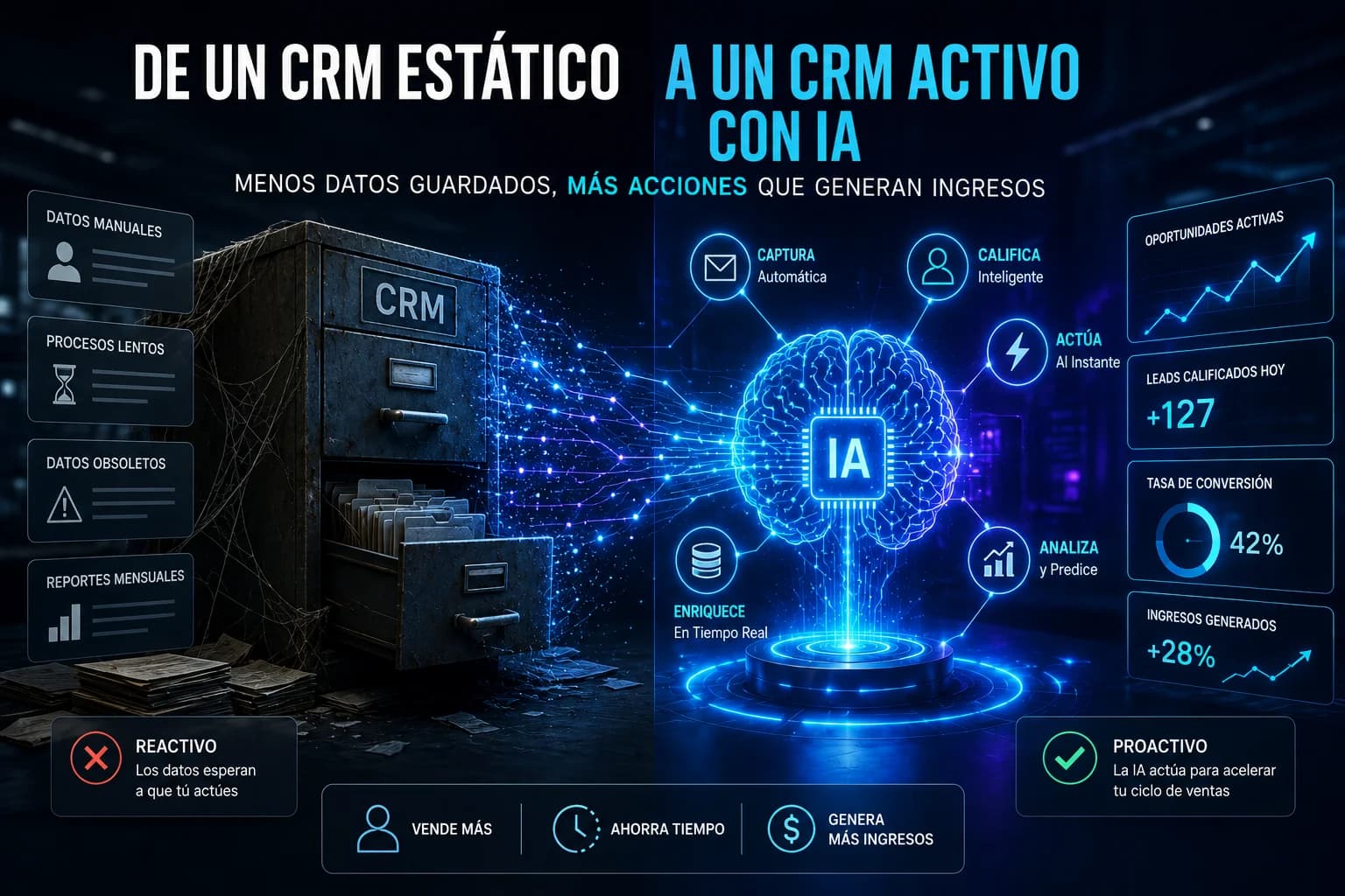 ¿Por qué un CRM estático ya no es suficiente en la era de la IA?